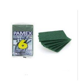 Esfregão Profissional Verde Cortado - 6 unidades Esfregão Verde 6 unidade cortado Profissional Esf. Verde