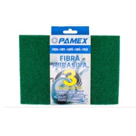 Esfregão Verde 3 unidade cortado Profissional Esf. Verde