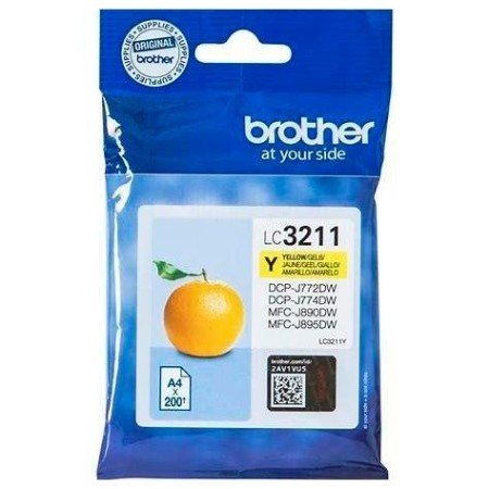Brother LC3211Y (LC3211Y) Tinteiro ORIGINAL Amarelo
