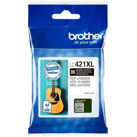 Brother LC421XLBK (LC421XLBK) Tinteiro ORIGINAL Preto