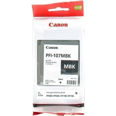 Canon PFI107MBK (6704B001AA) Tinteiro ORIGINAL Preto