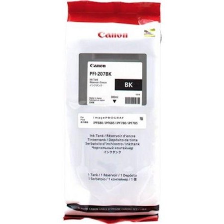 Canon PFI-207BK (8789B001AA) Tinteiro ORIGINAL Preto