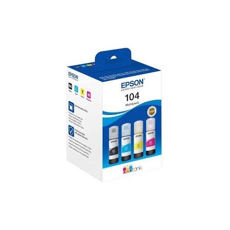 Epson Nº 104 (C13T00P640) Tinteiro ORIGINAL 4 Cores