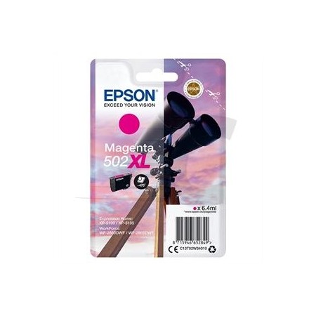 Epson Nº 502 XL (C13T02W34010) Tinteiro ORIGINAL Magenta