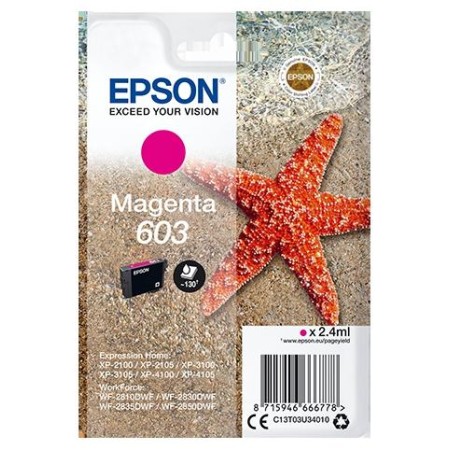 Epson Nº 603 (C13T03U34010) Tinteiro ORIGINAL Magenta