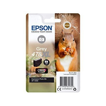 Epson Nº 478XL (C13T04F64010) Tinteiro ORIGINAL Cinza