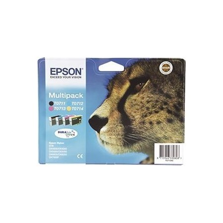 Epson T0715 Rainbow (C13T07154012) Tinteiro ORIGINAL 4 Cores