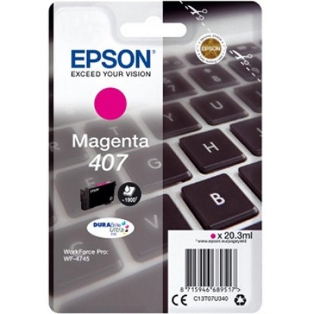 Epson Nº 407 (C13T07U340) Tinteiro ORIGINAL Magenta