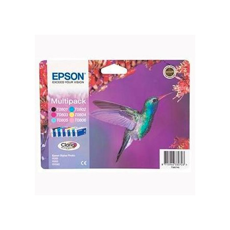 Epson T0807 (C13T08074011) Tinteiro ORIGINAL SEXTICOLOR