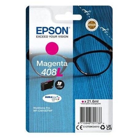 Epson Nº408L (408XL) (C13T09K34010) Tinteiro ORIGINAL Magenta