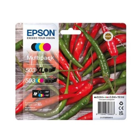 Epson 503XL Pack (C13T09R94010) Tinteiro ORIGINAL 4 Cores