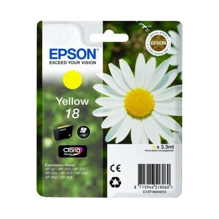 Epson Nº18 (C13T18044012) Tinteiro ORIGINAL Amarelo