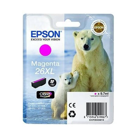 Epson 26XL (C13T26334012) Tinteiro ORIGINAL Magenta