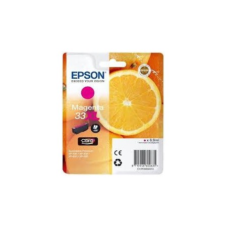 Epson 33XL (C13T33634012) Tinteiro ORIGINAL Magenta