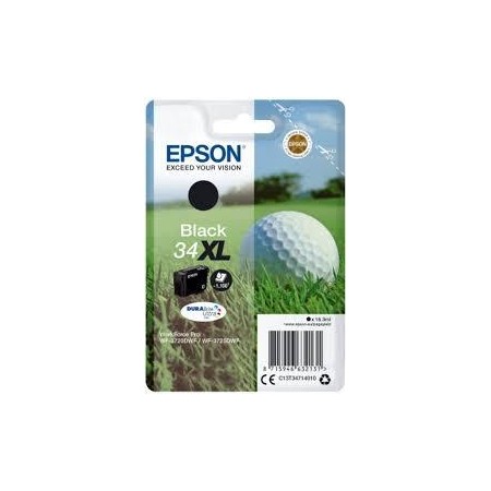 Epson 34XL (C13T34714010) Tinteiro ORIGINAL Preto