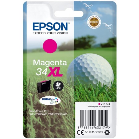 Epson 34XL (C13T34734010) Tinteiro ORIGINAL Magenta