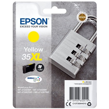 Epson Nº 35XL (C13T35944010) Tinteiro ORIGINAL Amarelo