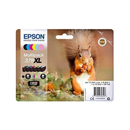 Epson Nº378XL (C13T37984010) Tinteiro ORIGINAL SEXTICOLOR