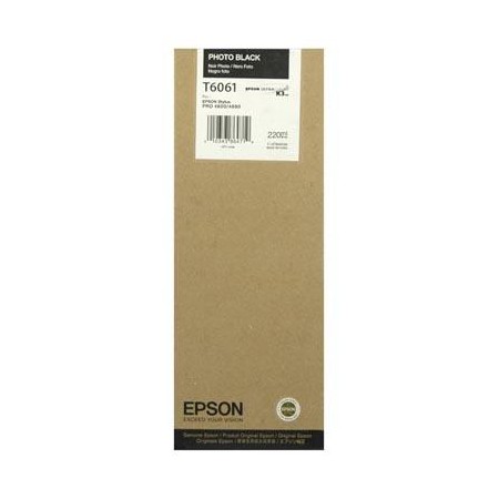 Epson T6061 (C13T606100) Tinteiro ORIGINAL Preto