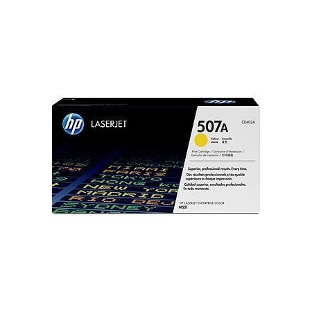 HP 507A (CE402A) Toner ORIGINAL Amarelo