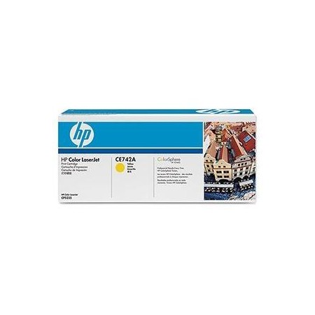 HP 307A (CE742A) Toner ORIGINAL Amarelo