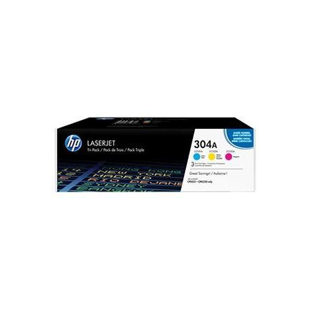 HP 304A Pack3 (CF372AM) Toner ORIGINAL 3 Cores