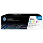 HP 304A Pack3 (CF372AM) Toner ORIGINAL 3 Cores