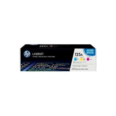 HP 125A Pack (CF373AM) Toner ORIGINAL 3 Cores