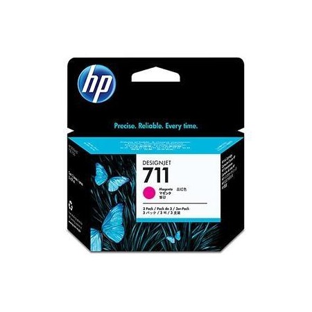 HP Nº711 Pack (CZ135A) Tinteiro ORIGINAL Magenta