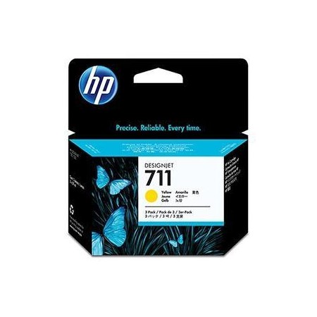 HP Nº711 Pack (CZ136A) Tinteiro ORIGINAL Amarelo