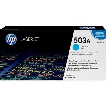 HP 503A (Q7581A) Toner ORIGINAL Cyan