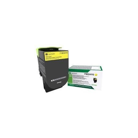 Lexmark CX417 (71B2HY0) Toner ORIGINAL Amarelo