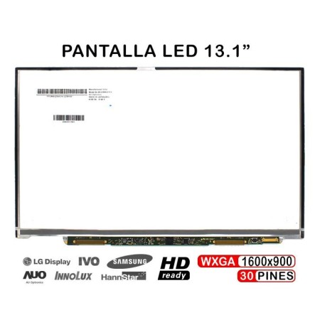 Ecrã LED de 13.1" para Portatil Sony Vaio VPC-Z Series B131Rw02 V.0