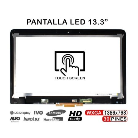 Ecrã 13.3" com Tátil para Portatil HP Pavilion X360 13-S021 LP133Wh2(Sp)(B2)
