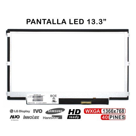 Ecrã LED de 13.3" para Portátil Hb133Wx1-100 40 Pines