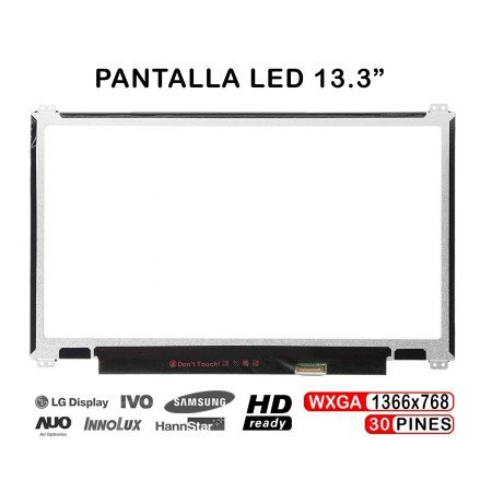 Ecrã LED de 13.3" para Portatil Hb133Wx1-402 M133Nwn1