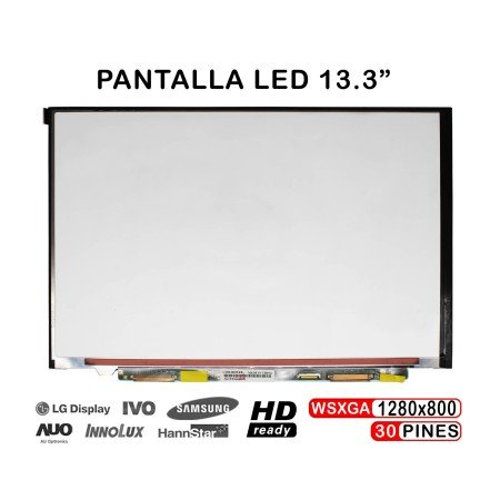Ecrã LED de 13.3" para Portatil Sony Vaio VGN-Sr Ltd133Ewzx LTN133At05