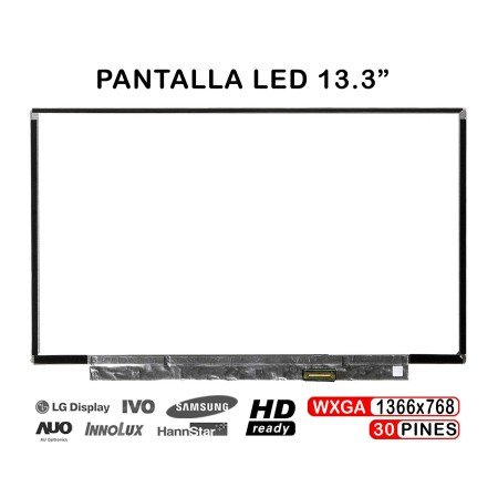 Ecrã LED de 13.3" para Portatil Toshiba Portege Z30 G33C0007V110