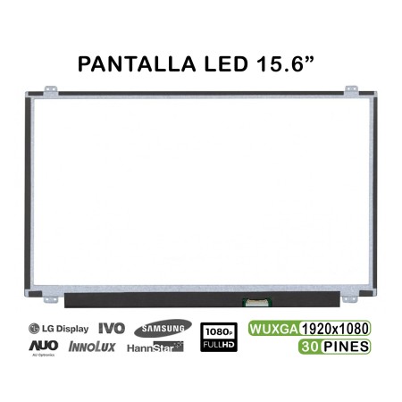 Ecrã LED de 15.6" Full Hd Ips LP156Wf4 (Sp)(B1) LP156Wf4-Spb1 LP156Wf6
