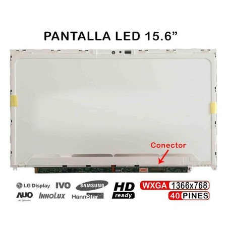 Ecrã para Portatil 15.6" LED LG F2156Wh5-A20 LP156Wh5-Tja1 40Pines