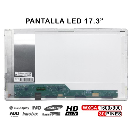 Ecrã LED 17.3" para Portatil N173Fge-E23 Edp 30 Pines