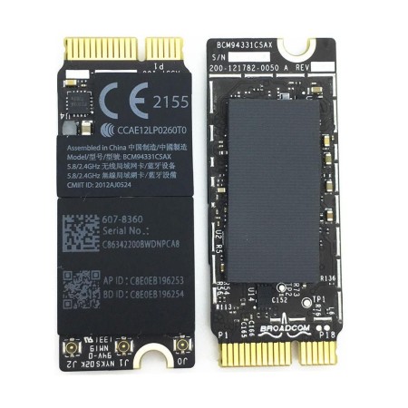 Cartão Wireless AcWiFi e Bluetooth para Portatil Apple MacBook Pro A1398 A1425