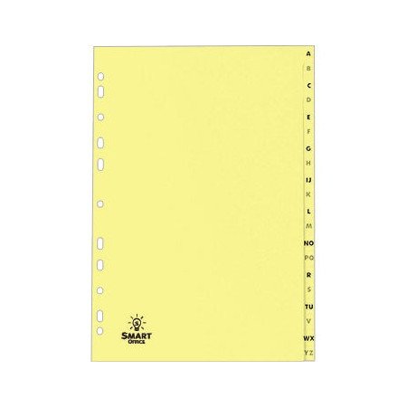 Separadores A4 Cartolina (180gr) Indice A-Z