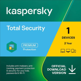 Kaspersky Total Security 2022 – 1 Utilizador / 2 Anos - ESD