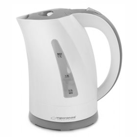 Fervedor de Água Elétrico Branco 2200W 1.7L