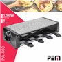 GRELHADOR RACLETTE 8 PESSOAS C/ PEDRA GRANITO 1200W PEM