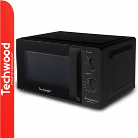 Microondas Preto 20 Litros 700W TECHWOOD