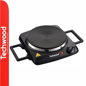 Fogão Elétrico 1 Placa 1500W Preto TECHWOOD