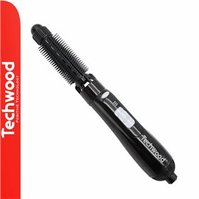 Escova Alisadora de Cabelo Rotativa 800W TECHWOOD