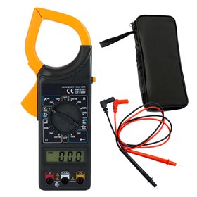 PINÇA AMPERIMÉTRICA DIGITAL AC/DC 600V
